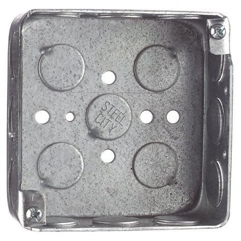 electrical quads boxes|4 square metal electrical box.